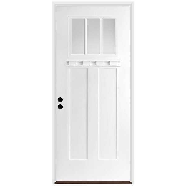 Trimlite Exterior Single Door, Right Hand/Inswing, 1.75 Thick, Fiberglass - 3068RHISPSFHER2033C49161DB
