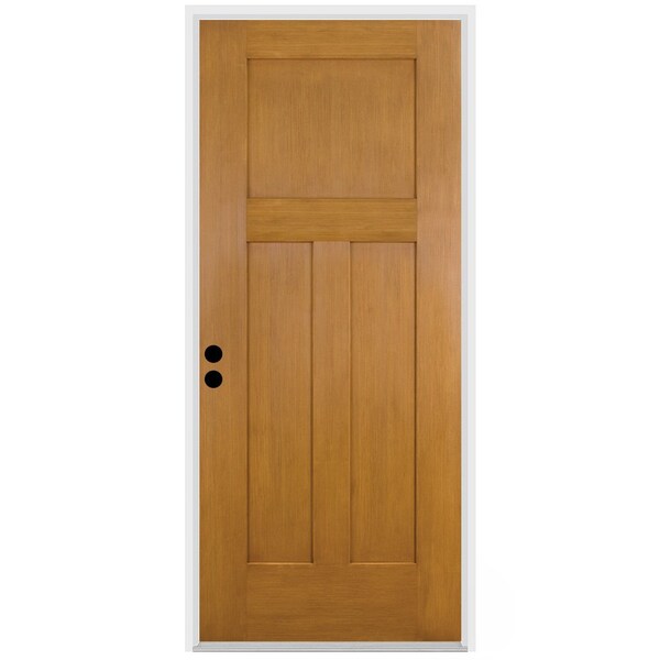 Trimlite Exterior Single Door, Right Hand/Inswing, 1.75 Thick, Fiberglass - 2868RHISPFG3PSHK69161DM