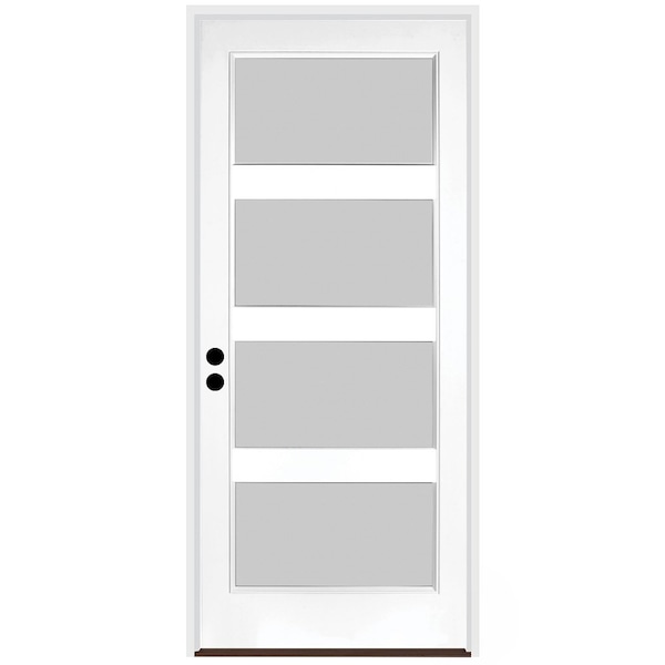 Trimlite Exterior Single Door, Right Hand/Inswing, 1.75 Thick, Fiberglass - 3068RHISPSF20F4LS691610BB