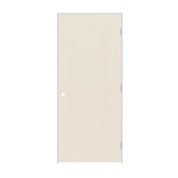 Trimlite Flush Door 28" x 84", Primed White, Primed Hardboard - 2470FHCPHBLH26D4916