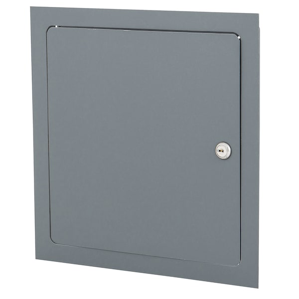 Elmdor Dry Wall Access Door, 18x18, Prime Coat W/ Cylinder Lock - DW18X18PC-CL