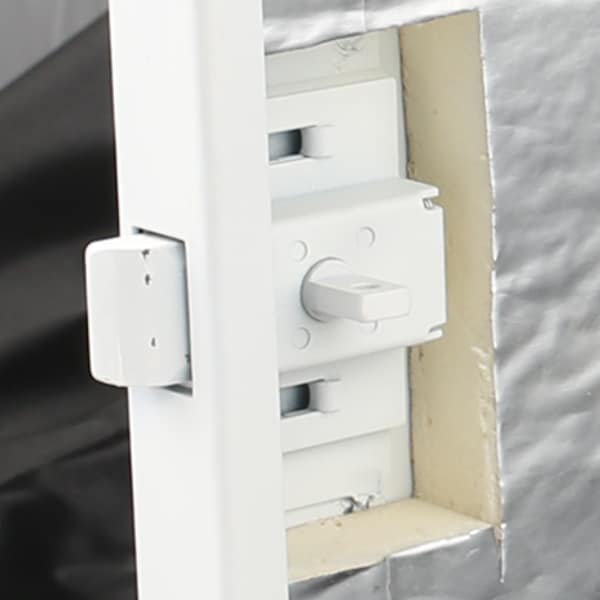 Elmdor Fire Rated Access Door, 12x12, Prime Coat W/ Recessed Turn Latch - FR12X12PC-RTL