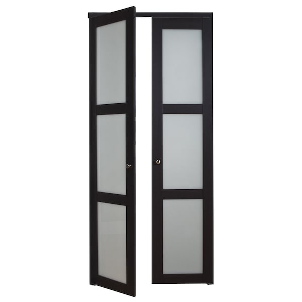 Renin Renin 36 in. x 80 1/2 in. Euro 3-Lite Design Pivot Door - PV5402ESFGC036080