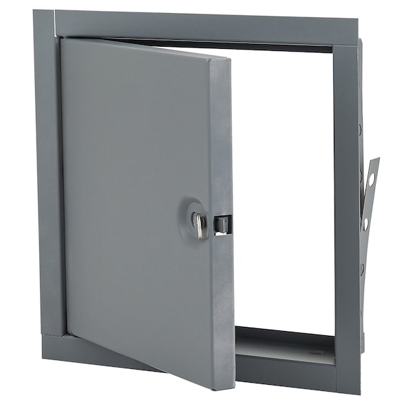 Elmdor Fire Rated Access Door, 16x16, Prime Coat W/ Recessed Turn Latch - FR16X16PC-RTL