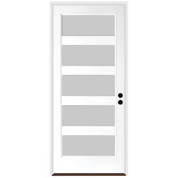 Trimlite Exterior Single Door, Left Hand/Inswing, 1.75 Thick, Fiberglass - 3080LHISPSF20F5LS691610BB