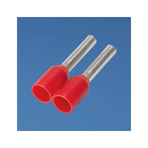 Panduit Ferrule, Insul, 1mm2, 8mm pin, Rd, PK3000 - FSD77-8-3K2

Terminal Panduit, aislante, 1mm2, pin de 8mm, Rojo, Paquete de 3000 - FSD77-8-3K2