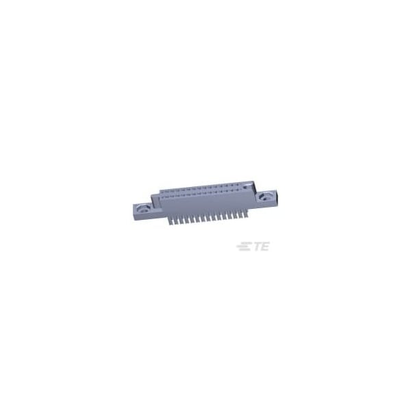 Conector de tarjeta de Te Connectivity, 40 contactos, 2 filas, hembra, recto, paso de 0.075 pulgadas, terminal de soldadura, orificio - 531129-5