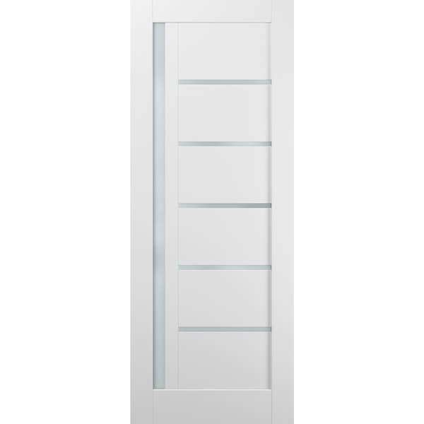 Sartodoors Slab Interior Door, 36" x 96", White - QUADRO4088S-WS-3696
