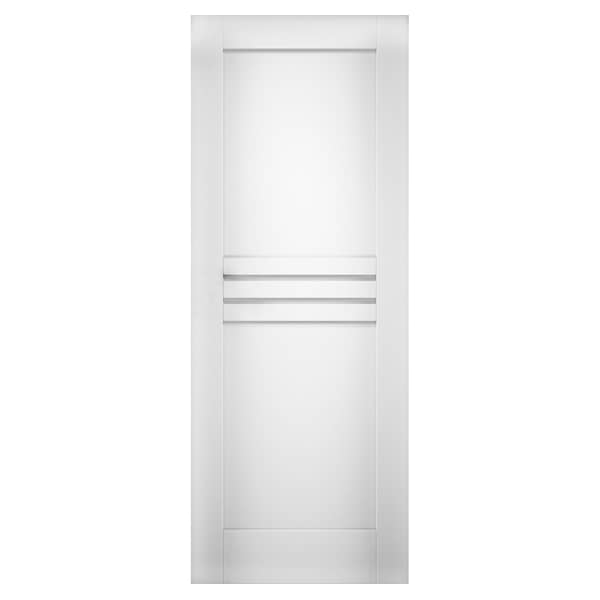 Vdomdoors Slab Interior Door, 18" x 80", White - MELA7444S-WS-18