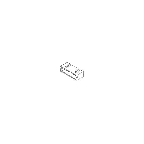Conector de placa Molex, 4 contactos, 1 fila, Macho, Ángulo recto, Paso de 0.098 pulgadas, Terminal de soldadura, - 39276044.