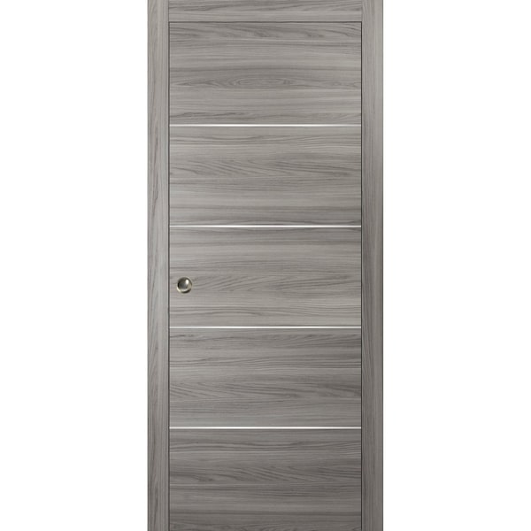 Sartodoors Barn Interior Door, 36" x 84", Chocolate - PLANUM20PD-GA-3096