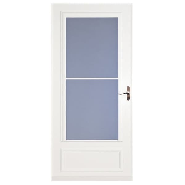 Larson Screen Away Storm Door, 36 in W, 81 in H, White - 83080032