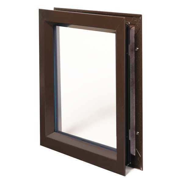 National Guard Lite Kit with Glass, 7inx22in, Dark Bronze - L-FRA100DKB-PYRANF-GT118-7X22