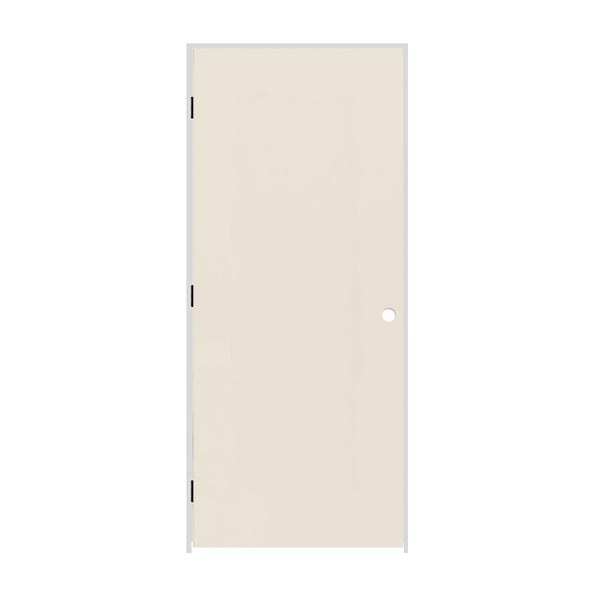 Trimlite Flush Door 30" x 80", Primed White, Primed Hardboard - 2668FHCPHBRH10B4916
