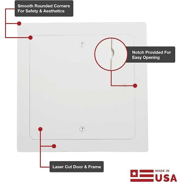 Linhdor HEAVY DUTY ACCESS PANEL W/ NEOPRENE GASKET 24X24 - S30092424