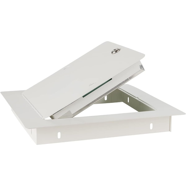 Linhdor ALUMINUM EXTERIOR RATED INSULATED  ACCESS PANEL W/ KEYED CYLINDER & NEOPRENE GASKET LOCK 24X24 - LW5002424