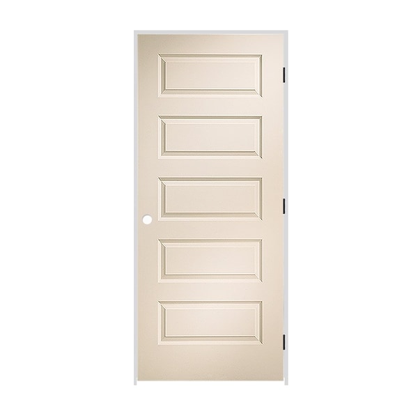 Trimlite Molded Door 18" x 80", Primed White, Fiberboard - 1668MHCROCLH10B6916