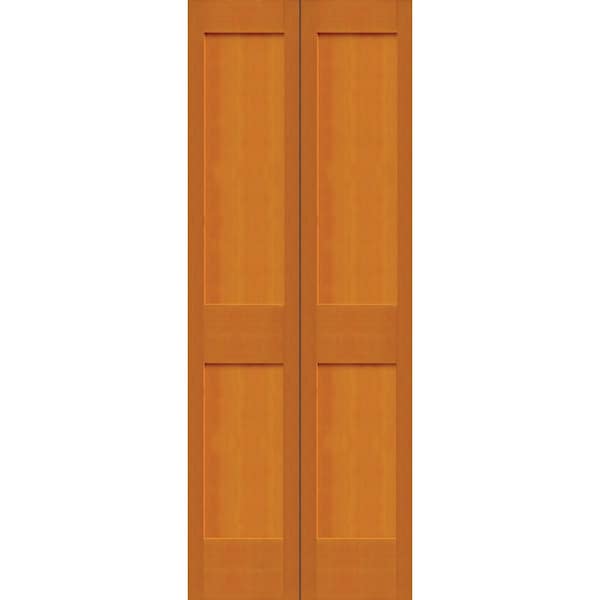 Codel Doors 36" x 80" Fir 2-Panel Shaker Bifold Door and Hardware - 3068FIR8402BF