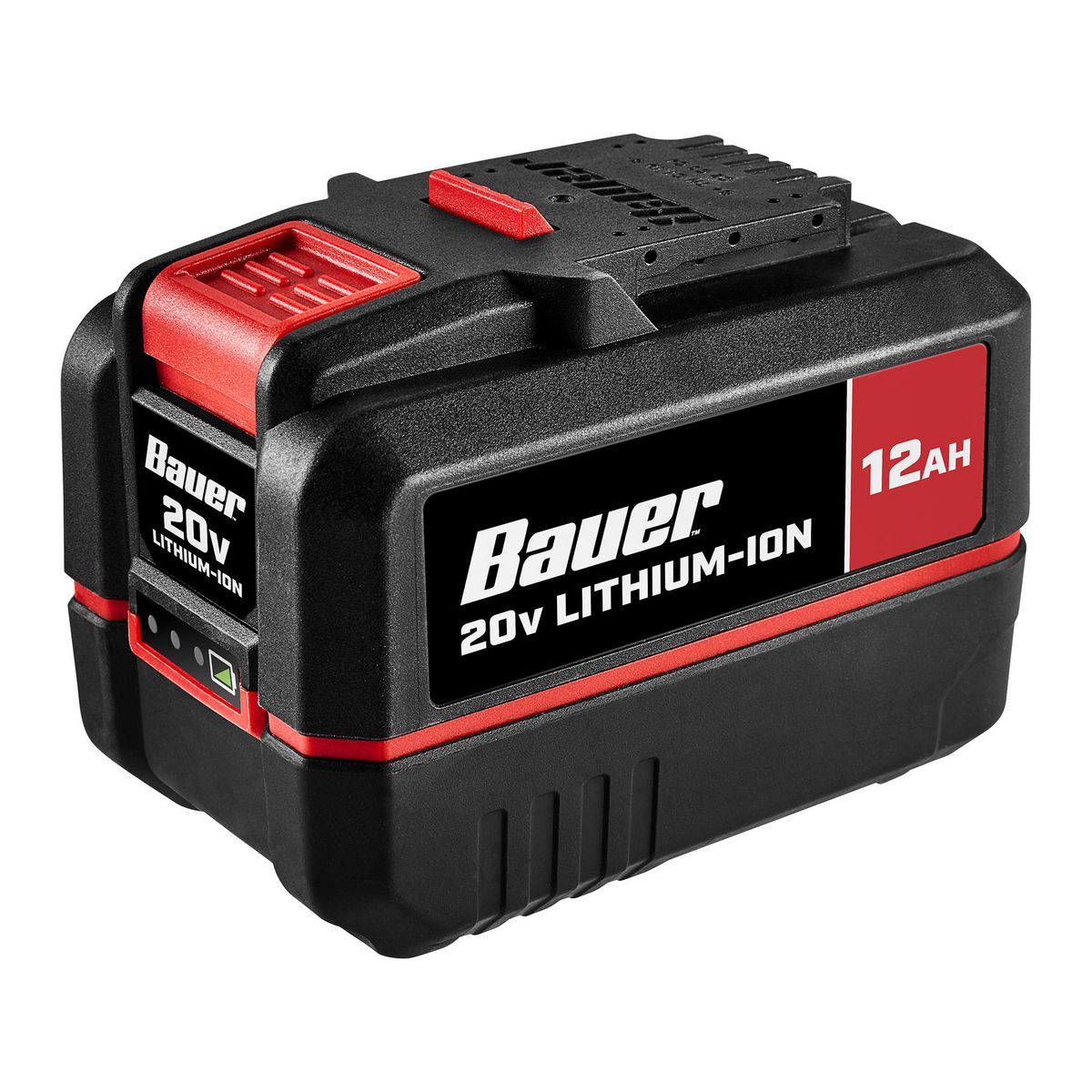 Batería de iones de litio de alta capacidad de 12 Ah y 20 V Bauer - 59097