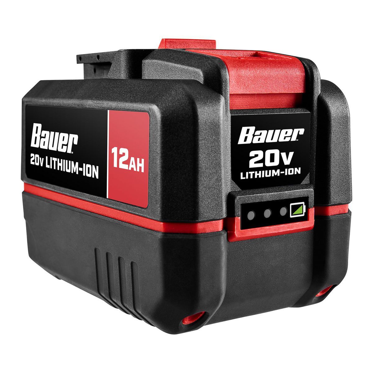 Batería de iones de litio de alta capacidad de 12 Ah y 20 V Bauer - 59097
