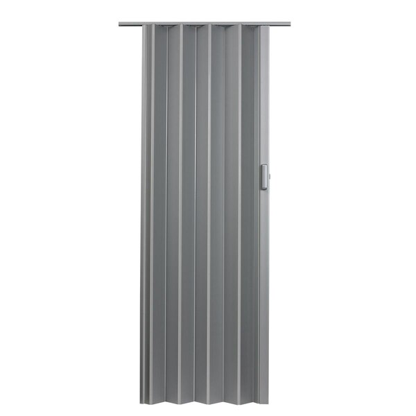 Perfectpatio 36 x 80 in. Elite Accordion Door, Satin Silver - PE3036508