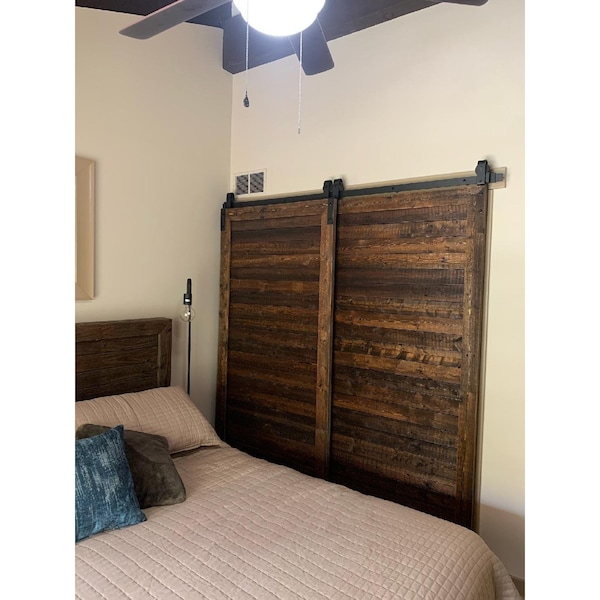 Creative Hardwoods Antique Pine Barn Wood Sliding Door 36x84 - 3684SD