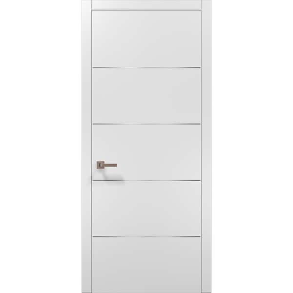 Sartodoors Closet Bypass Interior Door, 84" x 96", Chocolate - PLANUM20ID-BEM-1896