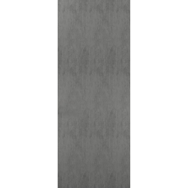 Sartodoors Slab Door Panel 36x96 inches Planum 0010 Concrete Finished Pocket Closet Sliding - PLANUM0010S-BTN-3696