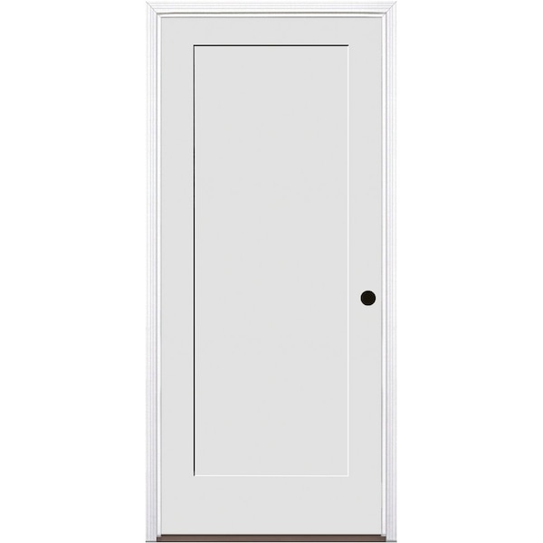Codel Doors 36"x96"x1-3/4" Primed 1-Panel Interior Shaker 20min Fire Rated 4-9/16" LH Prehung Door - 3080134PRI840120MLH15B4916