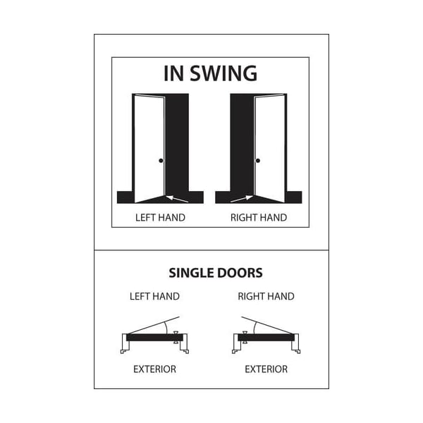 Codel Doors 34" x 84" x 1-3/8" Primed 5-Panel Equal Panel Interior Shaker 4-9/16" RH Prehung Door - 2170PRI8405RH26D4916