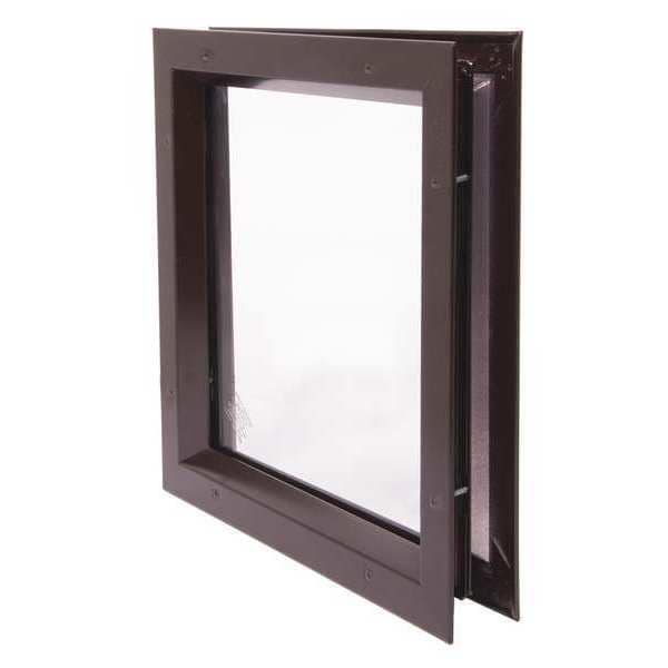 National Guard Lite Kit with Glass, Steel, 35" Opening H - L-TG-1/4"-FRA-DKB-GT118 5"X35