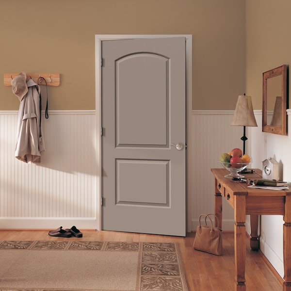 Trimlite Molded Door 30" x 80", Primed White, Fiberboard - 2668MHCCAILH1D6916