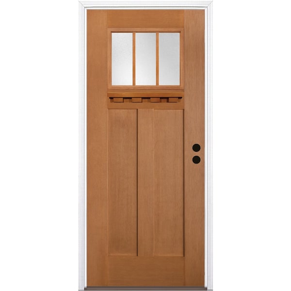 Trimlite Exterior Single Door, Left Hand/Inswing, 1.75 Thick, Fiberglass - 2868LHISPFGHER2033C691610BB