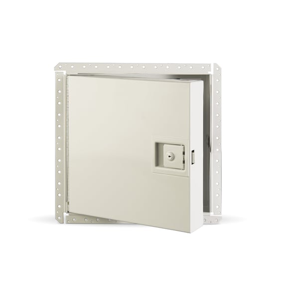 Karp Insulated Fire Rated Access Door for Drywall, KRP-350FR Keyed Paddle Latch Prime 48x24 - KRPPDW4824PH