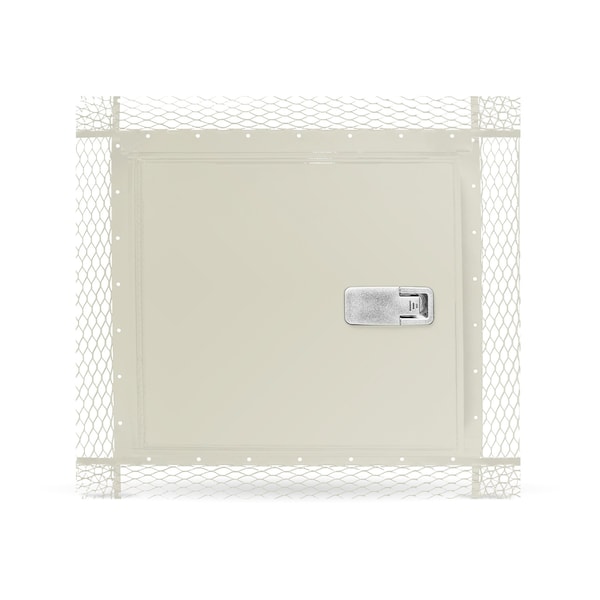 Karp Exterior Access Door for Plaster, MXPL  Keyed Latch Prime 12 x 12 - MXPLP1212CLK