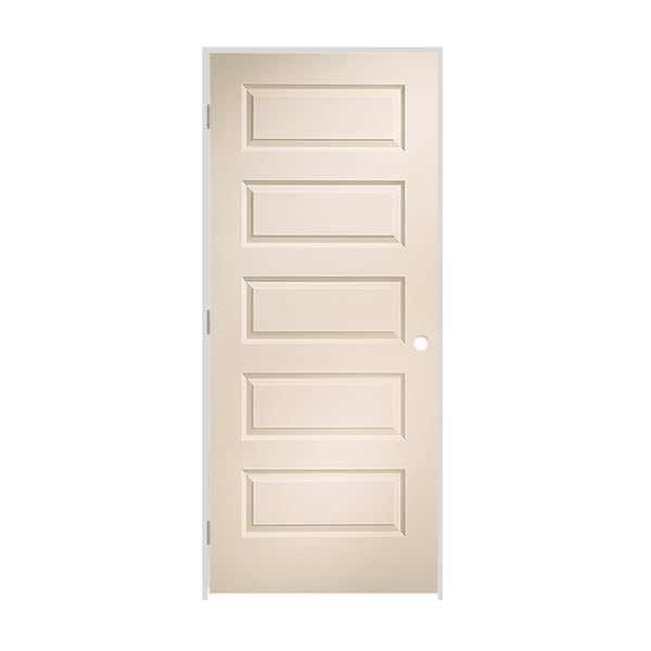 Trimlite Molded Door 18" x 80", Primed White, Fiberboard - 1668MHCROCRH26D6916