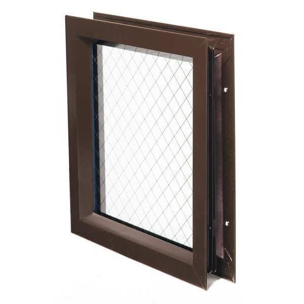 National Guard Lite Kit with Glass, 24inx30in, Drk Bronze - L-FRA100DKB-PRO3-GT118-24X30
