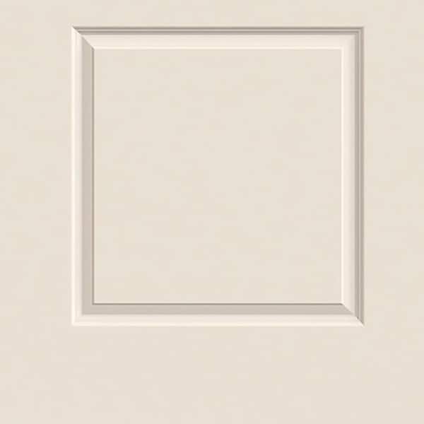 Codel Doors 30" x 84" x 1-3/8" Primed 2-Panel Carrera Molded Hollow Core 4-9/16" LH Prehung Door w/Black Hinges - 2670MHCCARLH1D4916