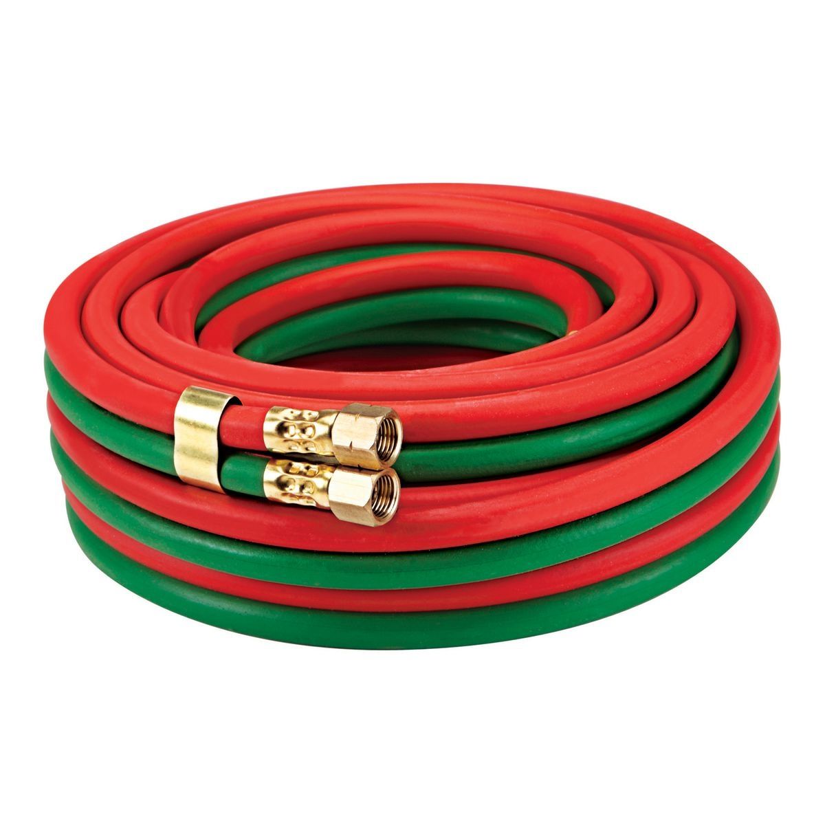 Manguera de soldadura gemela de tipo R y grado VD Chicago Electric de 1/4 pulgadas x 25 pies - 60686