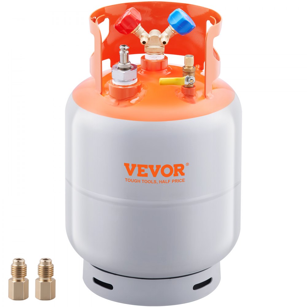 VEVOR Refrigerant Recovery Reclaim 30lb Cylinder Tank with Floating Switch - LMHSGDFDK1430B9GDV0