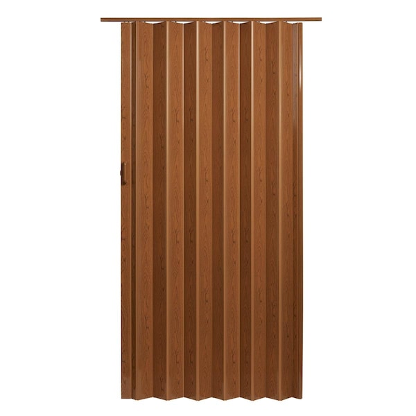 Perfectpatio 48 x 80 in. Oakmont Vinyl Folding Door, Pecan - PE3042526