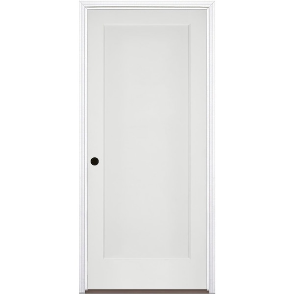 Trimlite Primed 1Panel Interior Flat Panel Ovolo Bead 20 Min Fire Rated 49/16" RH Prehung - 2668134PRI802020MRH15B4916