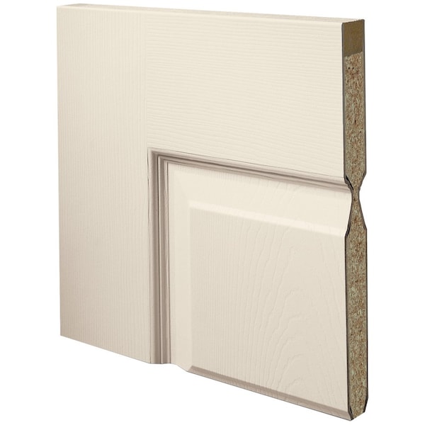 Codel Doors 36" x 96" x 1-3/8" Primed 2-Panel Carrera Molded Solid Core 4-9/16" LH Prehung Door - 3080MSCCARLH26D4916