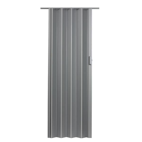 Spectrum 36 x 80 in. Elite Accordion Door, Satin Silver - EL3680S