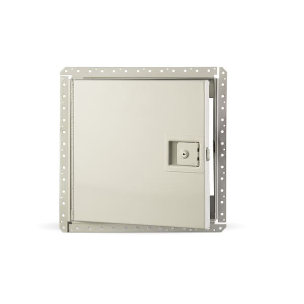 Karp Uninsulated Stain. Steel Fire Rated Access Door for Drywall, KRP-450FR Keyed Paddle Latch S/S 18x18 - NKRPSDW1818PH