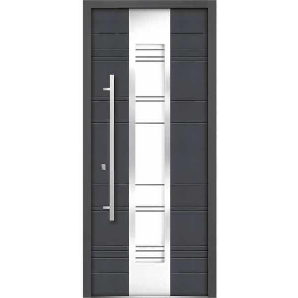 Vdomdoors Sample of Color Grey Graphite for the Exterior Door - DEUX0757ED-GRE-SAM