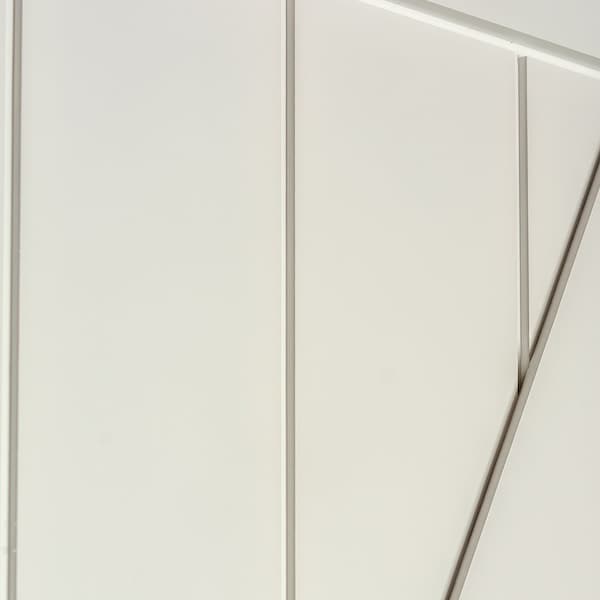 Codel Doors 42" x 84 " Primed 1-Panel Z-Bar Barn Slab Door - 3670PRI8401Z