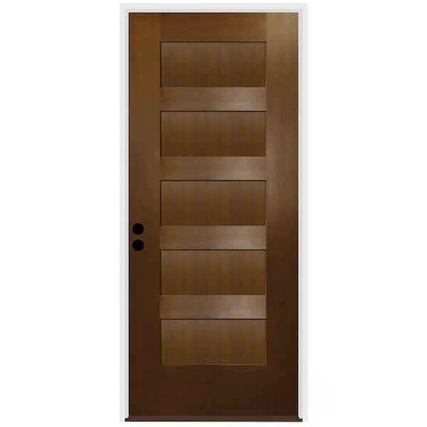 Trimlite Exterior Single Door, Right Hand/Inswing, 1.75 Thick, Fiberglass - 3068RHISPFG5PSHK491626DB