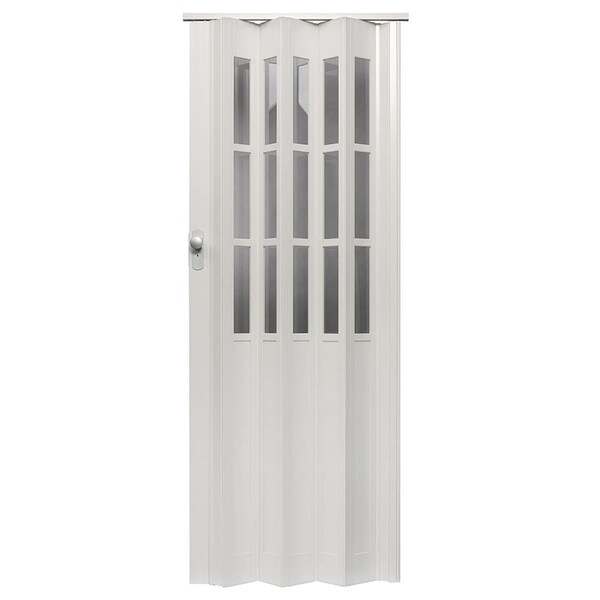 Guarderia 36 x 80 in. Capri Folding Door, White - GU3568700
