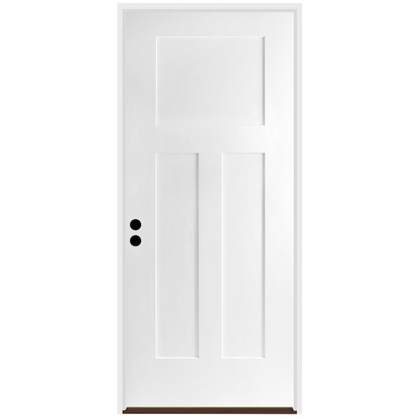Trimlite Exterior Single Door, Right Hand/Inswing, 1.75 Thick, Fiberglass - 3068RHISPSF3PSHK491615B
